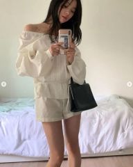 SORIN オフショルダー ホワイト トップス+パンツ セット - メルカリ