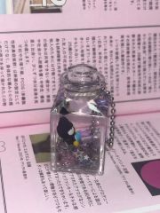 チョコさま リクエスト キーグリップ 光るタイプ 水中花 紫 - メルカリ
