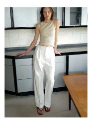 美品】(im)perf Drawcord Pants 38 キャメル - メルカリ