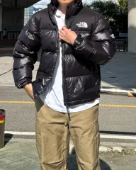 THE NORTH FACE ザノースフェイス ダックダウン ヌプシ ダウン 光沢 ブラック XL(105)のサムネイル