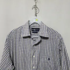 N176 ポロラルフローレン メンズ 春夏 チェックシャツ 90