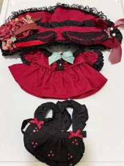 無属性 ぬい服 30cm Princess Closet ブラウニードレス 青 - メルカリ