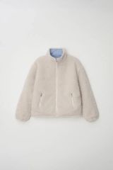 新品タグ付き☆INTIMITE Fur Blouson Light gray - メルカリ