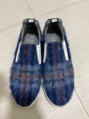 MSGM レオパード柄 厚底スリッポン 23.5cm 希少デザイン スニーカー 