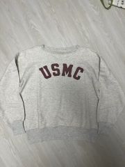 リアルマッコイズ USMC スウェット 両V 復刻 40s 染み込みプリント