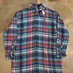 8 新品 ポロ ラルフ ローレン チェック リネン ONE PIECE