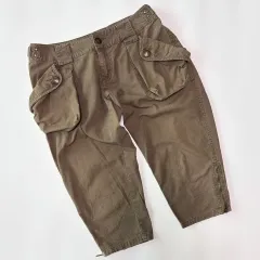 カーゴ リップストップ クロップド パンツ