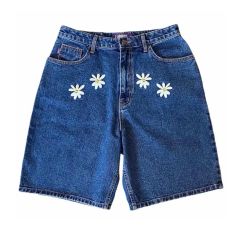 美品】マリメッコ ウニッコ デニムバミューダパンツ ショートパンツ
