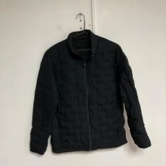 美品✨キルティングジャケット スタンドカラー 長袖 M 黒 ポリエステル 