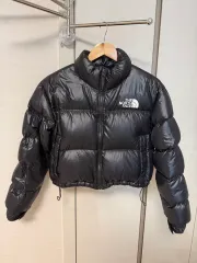 (新品同様) ウィメンズ THE NORTH FACE ザ・ノース・フェイス Nuptse(ヌプシ) ショート ジャケット ブラック Lサイズ
