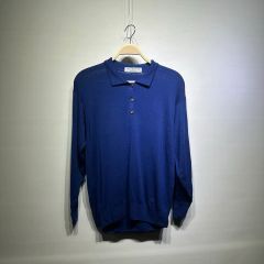 JOHN SMEDLEY S コットンニットポロ ロイヤルブルー ジョンスメドレー