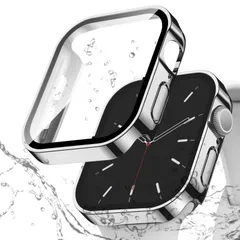 【在庫セール】軽量 フレーム ケース 高耐久 Watch Watch Apple Apple 全面保護 耐衝撃 高透過率 超薄型 44mm 装着簡単 カバー カバー アップルウォッチ SE3/SE2/SE シルバー 6/5/4 Series 対応 PCガラス素