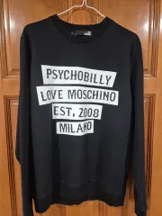モスキーノ ブラック スウェットTシャツのサムネイル