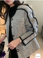 MUSE Deuxieme Classe チェーンツイードジャケット ネイビー - メルカリ