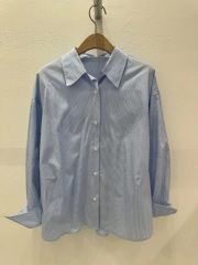 BASE MARK】24SS/ストライプデザイン/ビッグカラーシャツ - メルカリ