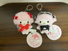 サンリオ マイ スイート ピアノ キーホルダー 2種 セット リボン レトロ ぬいぐるみ ガチャ