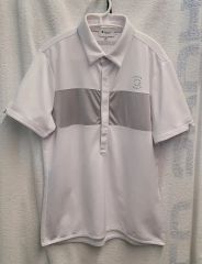 極美品 SLDO. エスルド ゴルフ ポロシャツ ボタンダウン L 白 日本製 極美品 SLDO. エスルド ゴルフ ポロシャツ ボタンダウン L 白 日本製