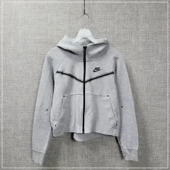 642 NIKE グレー ショーツ ジップアップ フーディー レディース XS