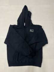NIKE x STUSSY ジップアップパーカー ブラック S - メルカリ