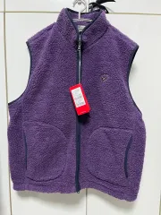 (新品) ニューバランス フリース ベスト パープル Lのサムネイル