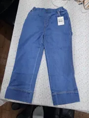 デニム ワイド デニム 新品 (ジュニア 140)