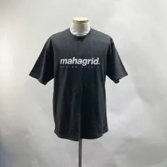 マハグリッド メンズ ラウンド 半袖Tシャツ ブラック M ヴィンテージのサムネイル