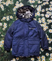 KENZO 裏ファー フード ジャケット アウター キッズ110のサムネイル