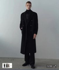 SAINT LAURENT 23FW ルック9 カーボンブラックバギーデニム - メルカリ