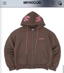 最安値 ハートロゴ茶S OG Logo Valentine Zip Hoodie - メルカリ