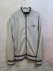 A P C グレー ジップアップ 防風 ジャケットのサムネイル