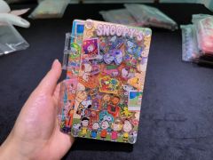 当時物レアスヌーピーPEANUTSデータ手帳シール手帳バインダー 未開封