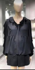 PATOUパトゥ フリルブラウス 34 ラッフルフリルブラウス 紗栄子着用