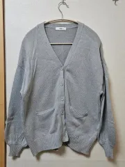 ヴィンテージ バルーン 袖 グレー カーディガン