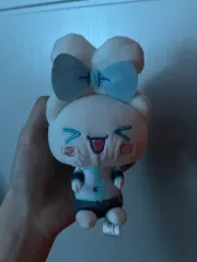 初音ミク シナモロール ぬいぐるみキーリング
