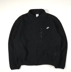 ナイキ フリース ジップアップ ブラック XXL