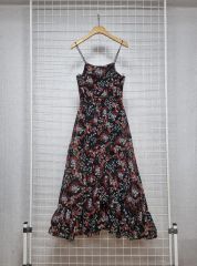 BLUGIRL BLUMARINE100%シルク 花柄 レース ワンピース - メルカリ