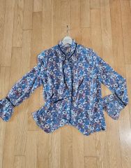 ☆アマカ・ブラウス42☆LIBERTY 花柄 五分袖素敵☆美品 - メルカリ