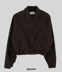 anuke Standcollar Zip Blouson ブラウン 38 - メルカリ