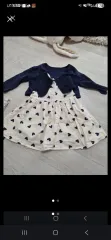 赤ちゃんONE PIECEカーディガンセット 90