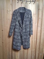 美品】ディーゼルDIESELダブルニットロングコート チェック柄 - メルカリ