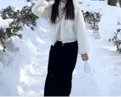 白ファー ジャケット