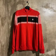 FJ フットジョイ レッド ハーフネック ニットのサムネイル