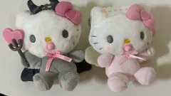 サンリオ ハローキティ 天使と悪魔 マスコット キーホルダー