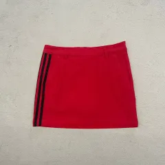XS adidas アディダス ゴルフ レディース レッド ゴルフスカート XS