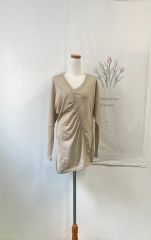 希少品ARCHI アーキ カシュクール トップス コットン ブラウス - メルカリ
