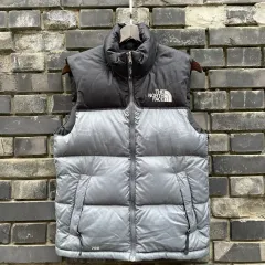 85 THE NORTH FACE ザ・ノース・フェイス ヌプシ 700 ブラック/グレー レディース/メンズ ダウン ベストのサムネイル