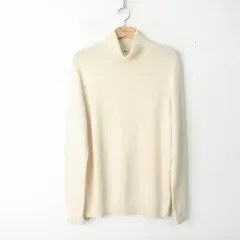 105/ユニクロ カシミア100 タートルネック ニット