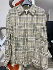 YCHAI（イカイ）メンズリネンコットンブレンド長袖デニムシャツ日本製
