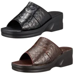 NEUSHI ネウシ ミュール サンダル ヘップ つっかけ オープントゥ 軽量  エナメル 美脚 厚底 ウエッジソール 幅広 ミセス 日本製 国産 旅行 母の日 痛くない 歩きやすい 靴 レディース im1912