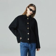 Ray BEAMS ビームス 4ボタン ダブル ブレザー ジャケット ネイビー紺